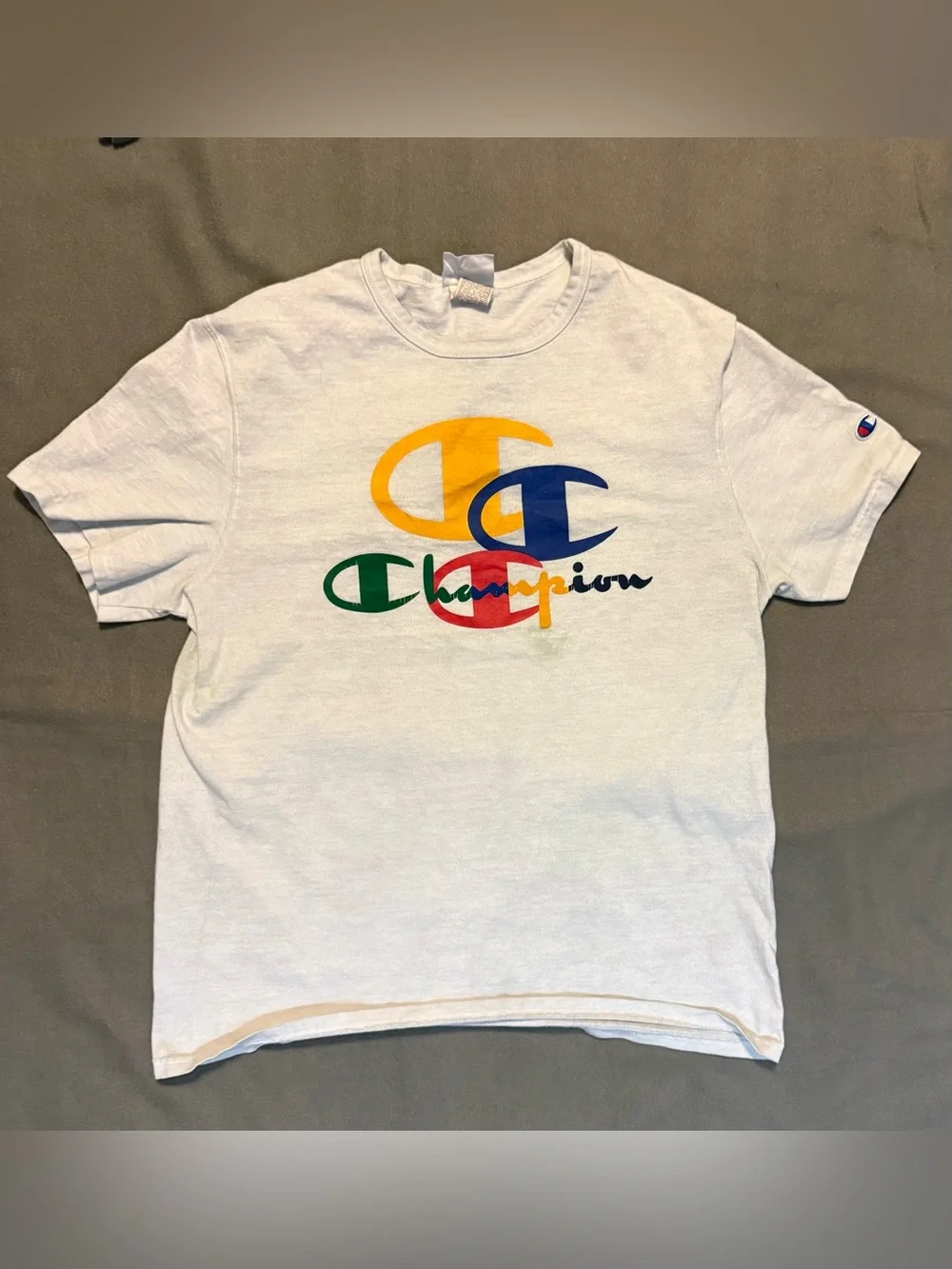 Champion Graphic T-Shirt Bundle 4 Piece Men’s Large Logo Tees - Picture 10 of 15